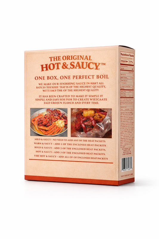 Hot and Saucy VietCajun Finishing Sauce Mix -5 Heat Levels in One Box 🔥